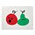 Select colour variation: red/green, 11 ¾x15 ¾ "