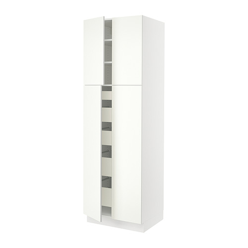 SEKTION, high cabinet w 4 doors/5 drawers. 2 of 3 open dialog