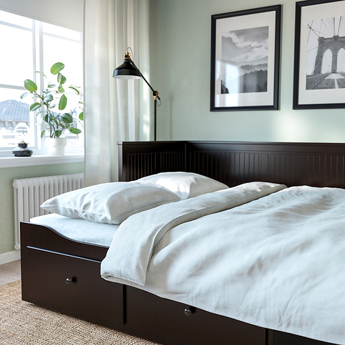 HEMNES, day-bed frame Twin with 3 drawers, without mattress. 5 of 9 open dialog