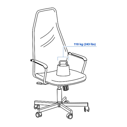 HUVUDSPELARE, gaming chair. 4 of 9 open dialog