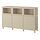 Selecciona variación de color: KRUKMAKARE beige / SINDVIK efecto roble tinte blanco vidrio