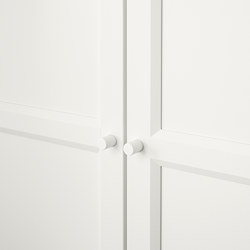 Measurement Illustration - BILLY/OXBERG bookcase with doors
