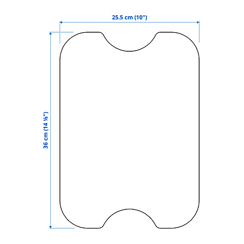 Measurement Illustration - NORRÅVA lid