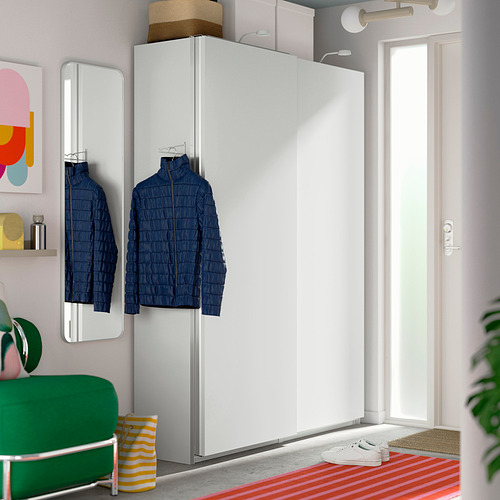 PAX / HASVIK, wardrobe with sliding doors. 2 of 3 open dialog