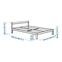 Ilustración de medidas - NEIDEN cama