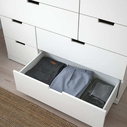 NORDLI, Cómoda de 12 cajones. 7 de 7 abrir diálogo