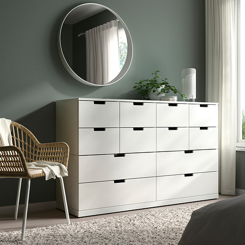 NORDLI, Cómoda de 12 cajones. 3 de 8 abrir diálogo