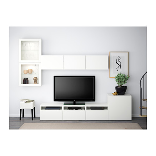 BESTÅ, TV storage combination with drawer rail, push-open. 7 of 14 open dialog