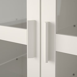 Measurement Illustration - BRIMNES glass-door cabinet