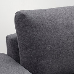 Ilustración de medidas - VIMLE sofá 4 plazas con chaiselongue
