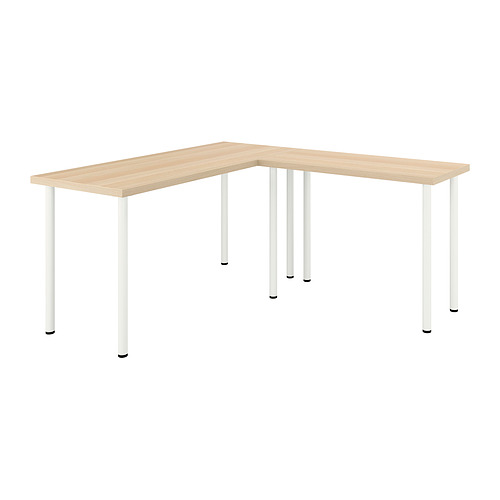LAGKAPTEN / LINNMON, escritorio en forma de L. 3 de 3 abrir diálogo