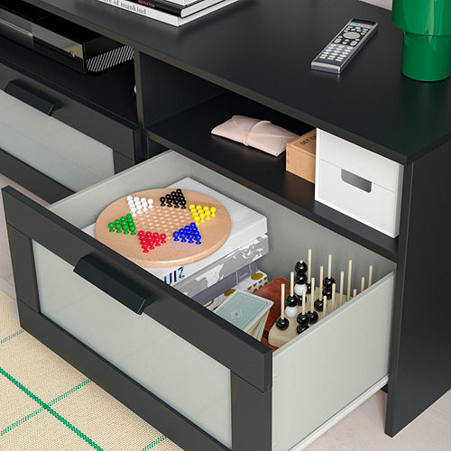 BRIMNES, mueble TV. 3 de 5 abrir diálogo