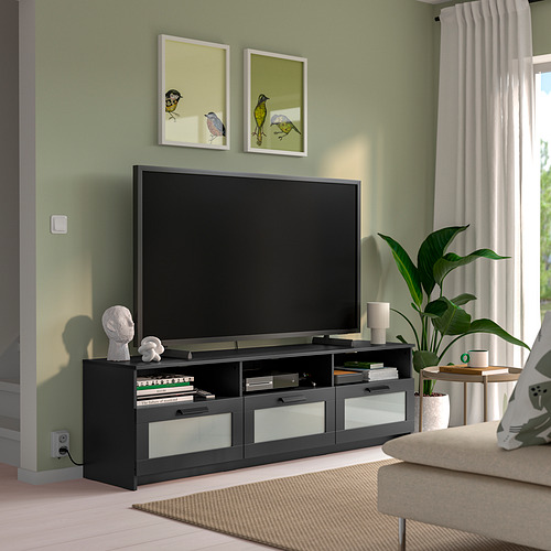 BRIMNES, TV bench. 2 of 7 open dialog