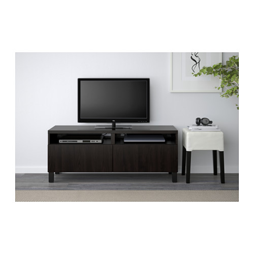 BESTÅ, mueble TV con riel para cajón, cierre suave. 3 de 7 abrir diálogo