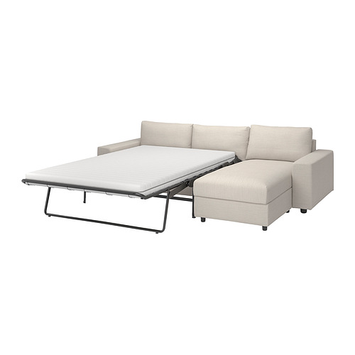 VIMLE, sofá cama 3 plazas con chaiselongue y reposabrazos anchos. 2 de 14 abrir diálogo