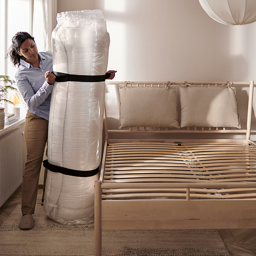 TÄLLÅSEN, upholstered Queen bed with mattress. 14 of 16 open dialog