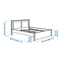 Ilustración de medidas - SONGESAND cama