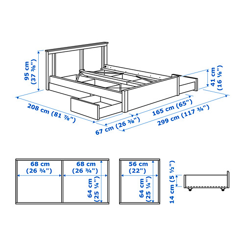 SONGESAND, bed Queen. 12 of 12 open dialog