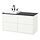 Select colour variation: white/black marble effect