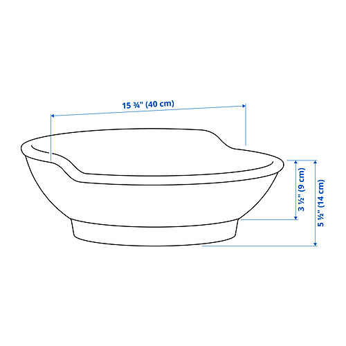 VÄSTERSJÖN, countertop sink w water trap. 3 of 3 open dialog