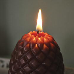 SNÖSISKA unscented pillar candle