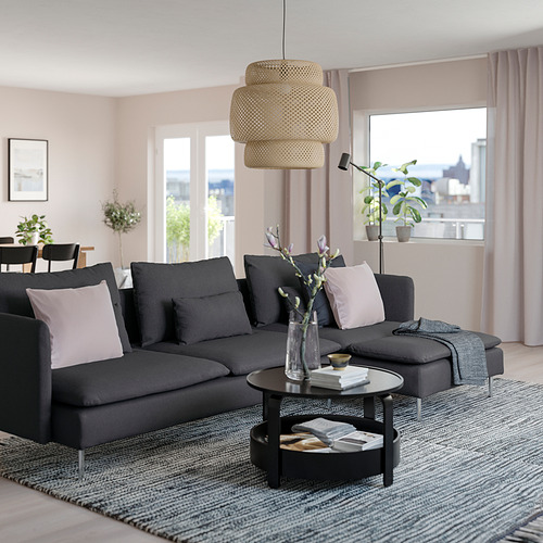 SÖDERHAMN, 4-seat sofa with chaiselongue. 2 of 3 open dialog