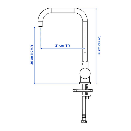 JUTTERN, kitchen faucet, foldable. 6 of 6 open dialog