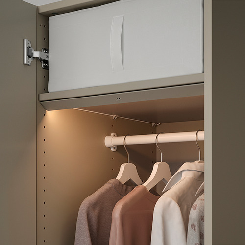 ÖVERSIDAN, LED wardrobe lighting strip with sensor 140 lm. 3 of 10 open dialog