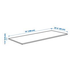 Measurement Illustration - SKOGSÅ countertop