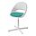 Select colour variation: White / turquoise