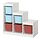 Select colour variation: white light blue/red