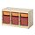 Select colour variation: light white stained pine light orange/red