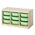 Select colour variation: light white stained pine/light green