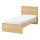 Select colour variation: White stained oak veneer