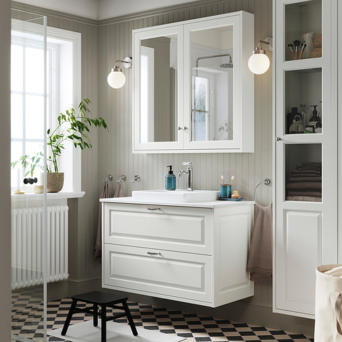 TÄNNFORSEN / ORRSJÖN, mueble de lavabo con cajones/lavabo. 2 de 8 abrir diálogo