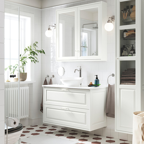 TÄNNFORSEN / VÄSTERSJÖN, mueble de lavabo con cajones/lavabo. 2 de 8 abrir diálogo