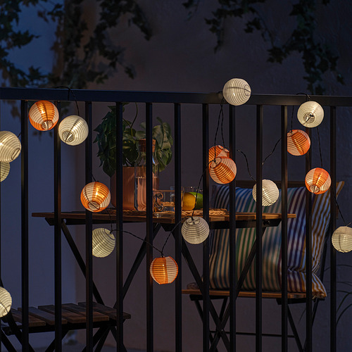 SOLVINDEN, guirnalda luminosa LED con 24 bombillas 5 lm. 3 de 6 abrir diálogo