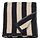 Select colour variation: Black / light beige striped