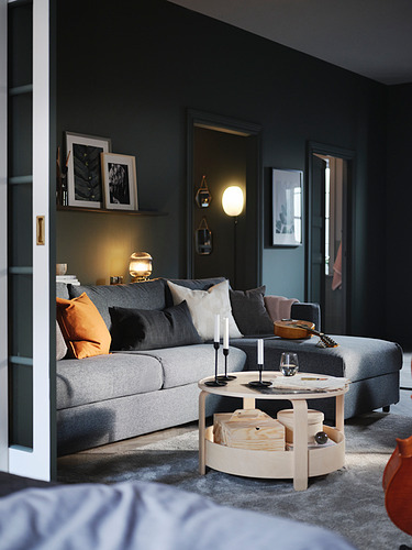 VIMLE, 3-seat sofa bed with chaiselongue. 6 of 14 open dialog