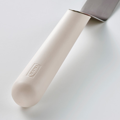 Espátula de alta calidad con mango ergonómico y hoja de acero inoxidable, logotipo de låttbakad.