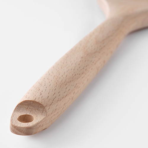 Utensilio de cocina de madera con revestimiento antiadherente, mango liso