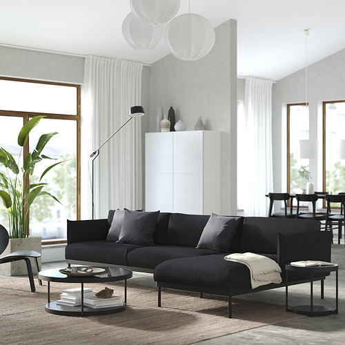 ÄPPLARYD, 4-seat sofa with chaiselongue. 2 of 8 open dialog
