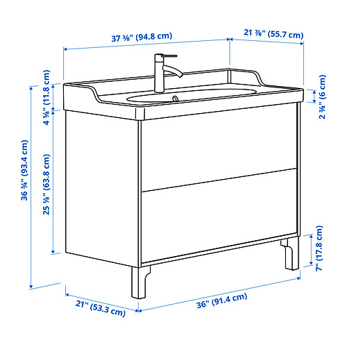 TÄNNFORSEN / RUTSJÖN, wash-stnd w drawers/wash-basin. 7 of 7 open dialog