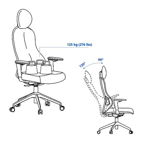 UTKLASSNING, gaming chair. 3 of 11 open dialog