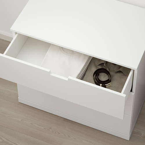 NORDLI, Cómoda de 3 cajones. 5 de 5 abrir diálogo