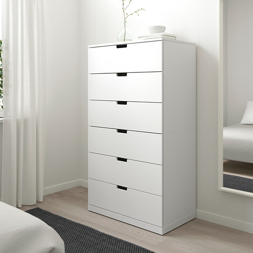NORDLI, Cómoda de 6 cajones. 3 de 5 abrir diálogo