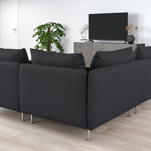 SÖDERHAMN, 4-seat corner sofa, with open end. 3 of 7 open dialog