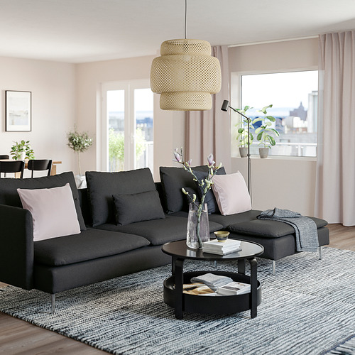 SÖDERHAMN, sectional, 4-seat with chaiselongue. 2 of 7 open dialog