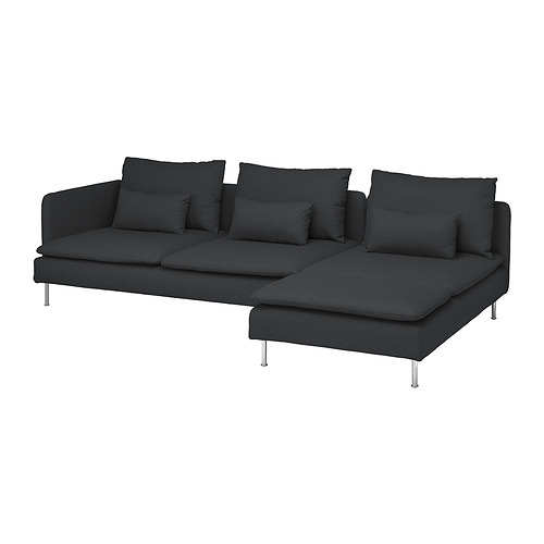 SÖDERHAMN, sectional, 4-seat with chaiselongue. 1 of 7 open dialog