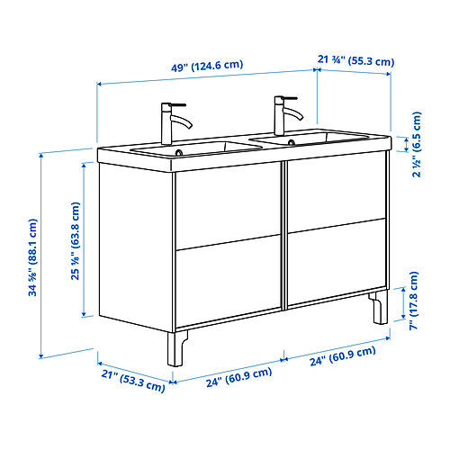 TÄNNFORSEN / ORRSJÖN, wash-stnd w drawers/wash-basin. 6 of 6 open dialog